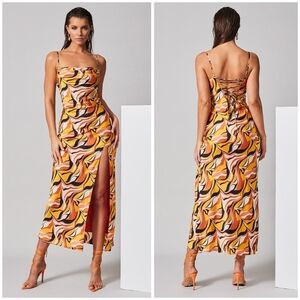 BWLDR x Kristina Hansen maxi dress size AUS 8/US 4
